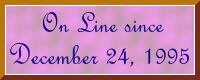 On Line since December 24, 1995